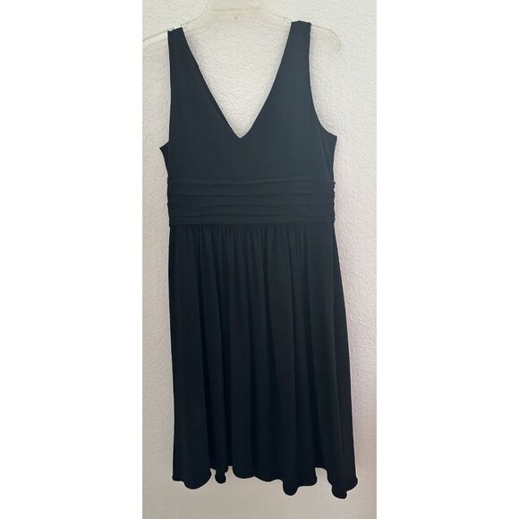 Scarlett Empire Waist Dress Size 14 Black Rhinestone‎ Trim Cocktail Whimsygoth - Picture 2 of 7